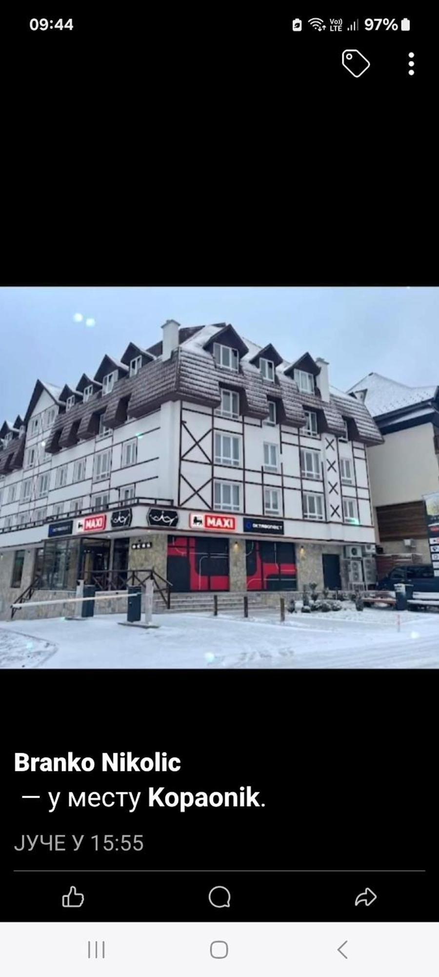 Apartman Kraljevi Cardaci Sadikovic Sa Garazom Kopaonik Ngoại thất bức ảnh